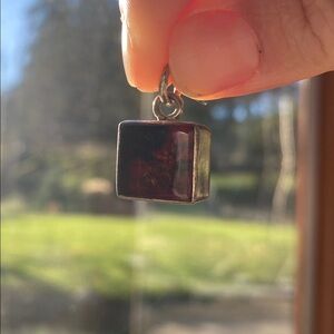 Pendant Stamped Baltic Amber